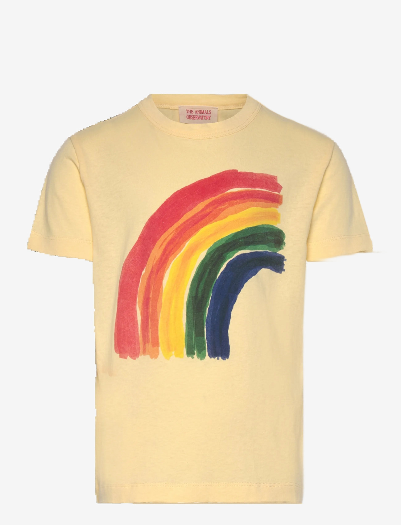 THE ANIMALS OBSERVATORY - Rainbow Rooster T-Shirt - kortærmede t-shirts - flan yellow - 0