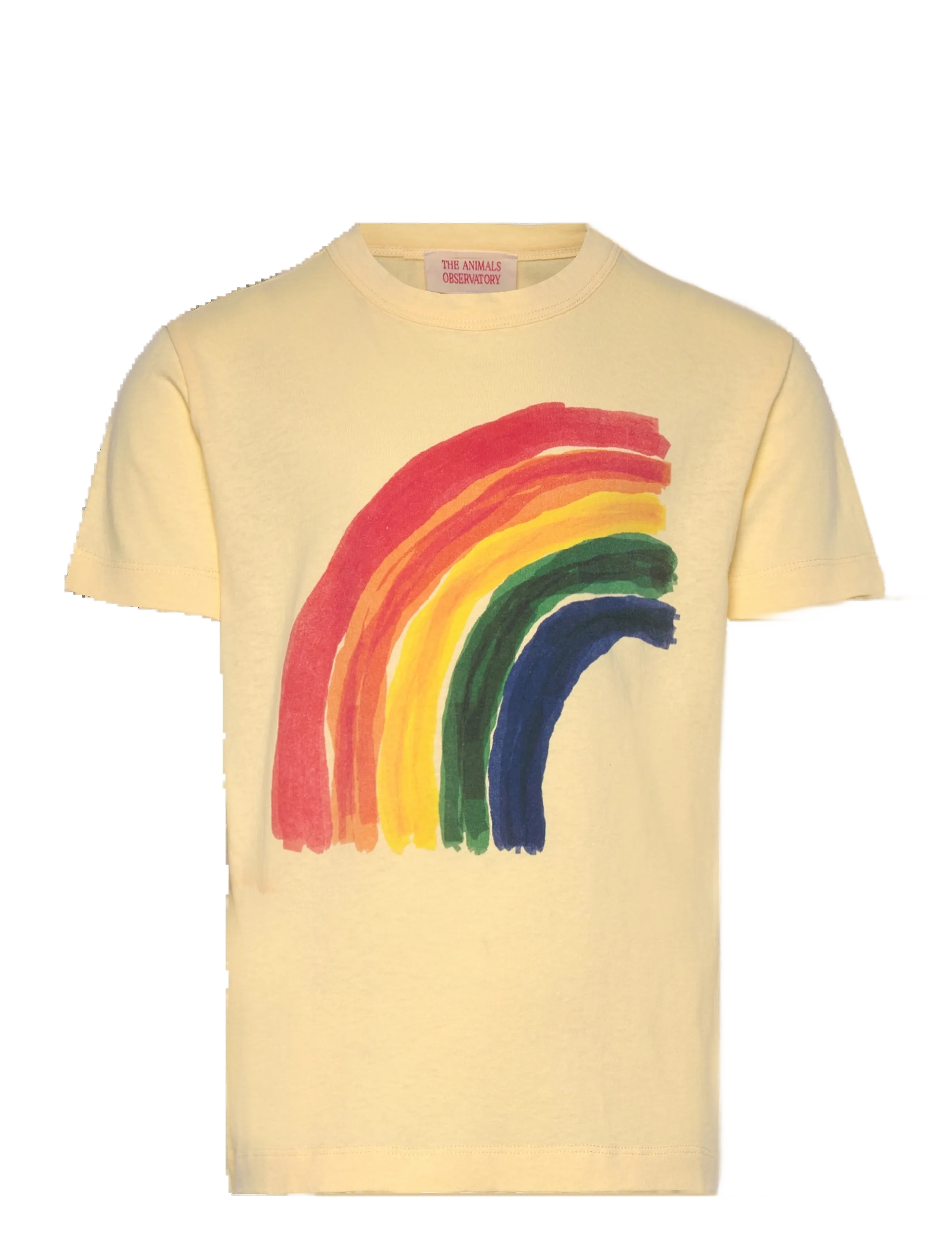 THE ANIMALS OBSERVATORY Rainbow Rooster T-Shirt - Överdelar - FLAN YELLOW / yellow