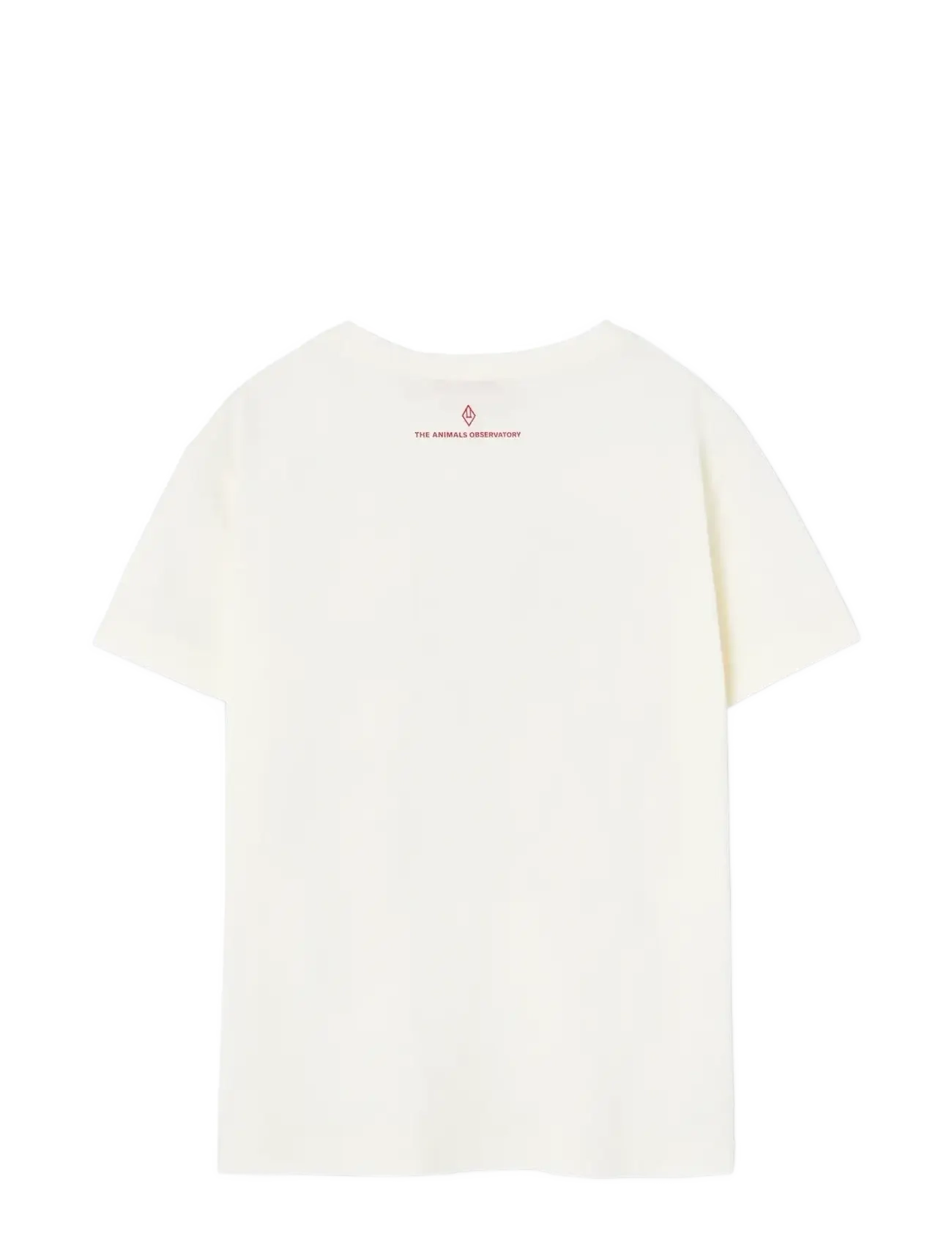 THE ANIMALS OBSERVATORY - Hearts White Rooster T-Shirt - kortærmede t-shirts - raw white - 1