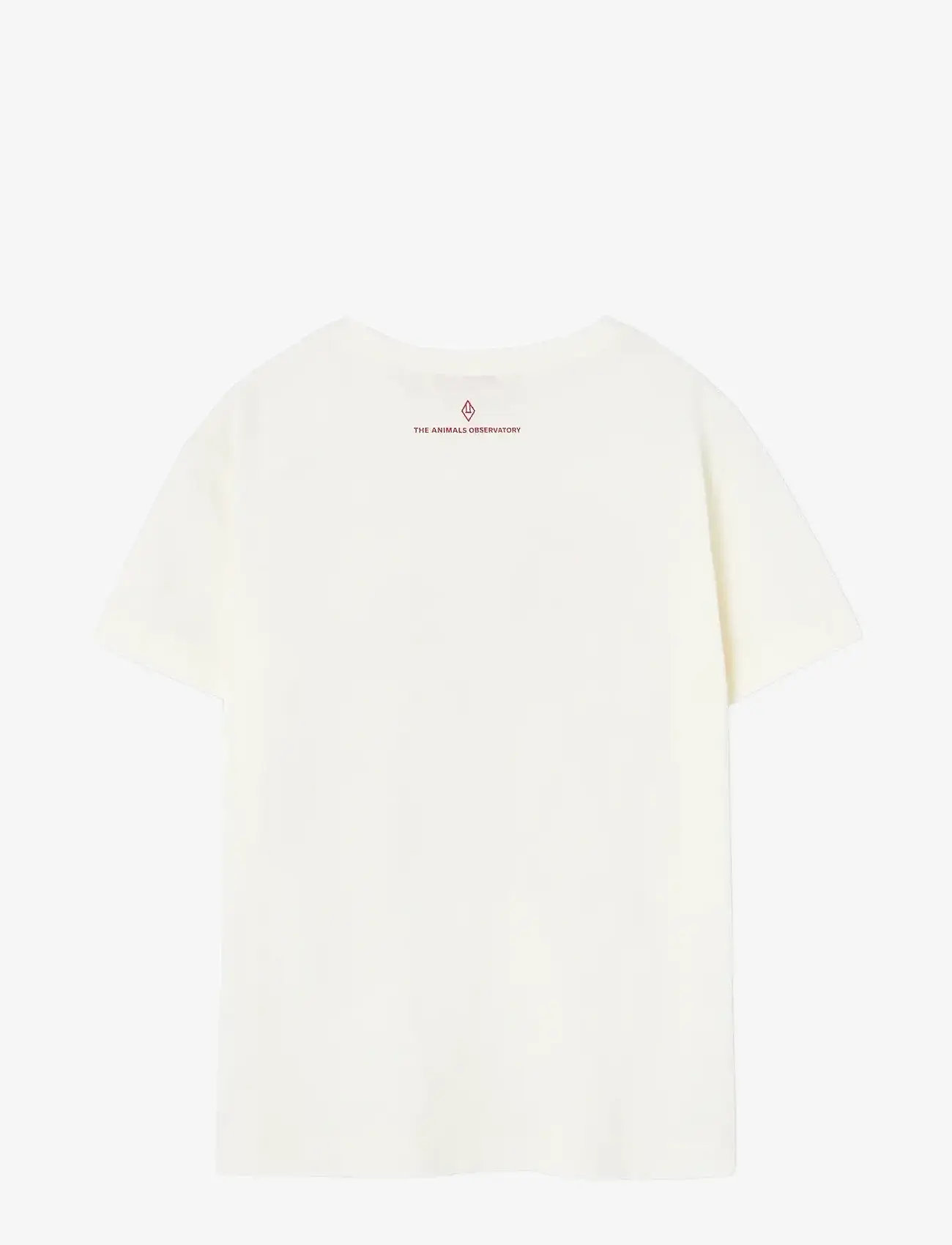 THE ANIMALS OBSERVATORY - Hearts White Rooster T-Shirt - krótki rękaw - raw white - 1