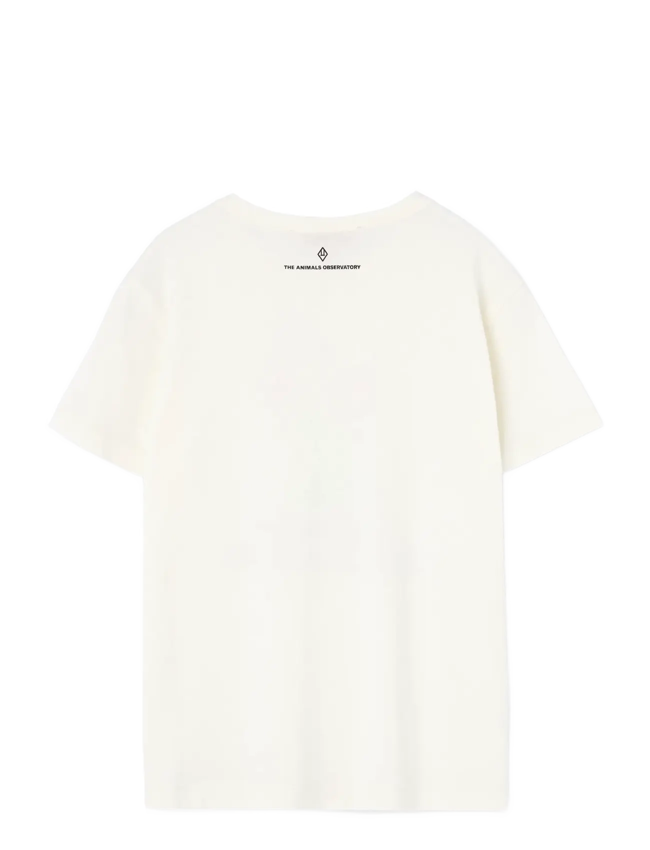 THE ANIMALS OBSERVATORY - Flowers White Rooster T-Shirt - kortærmede t-shirts - raw white - 1