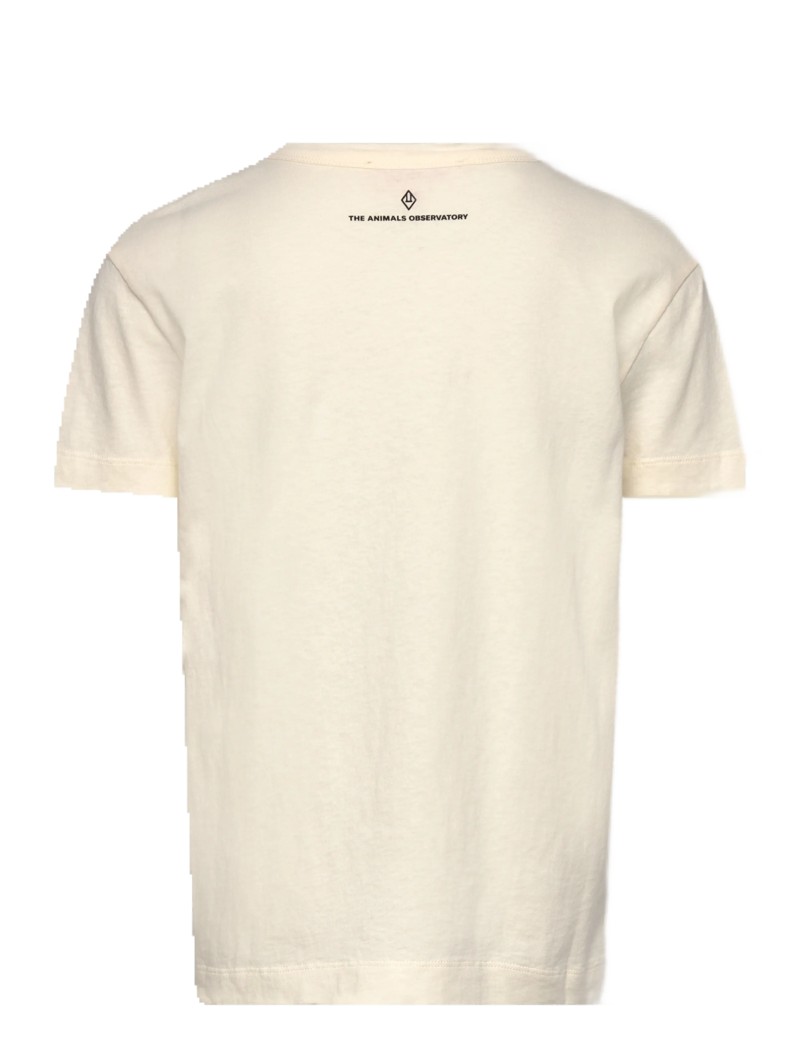 THE ANIMALS OBSERVATORY - Flowers White Rooster T-Shirt - t-shirts à manches courtes - raw white - 1