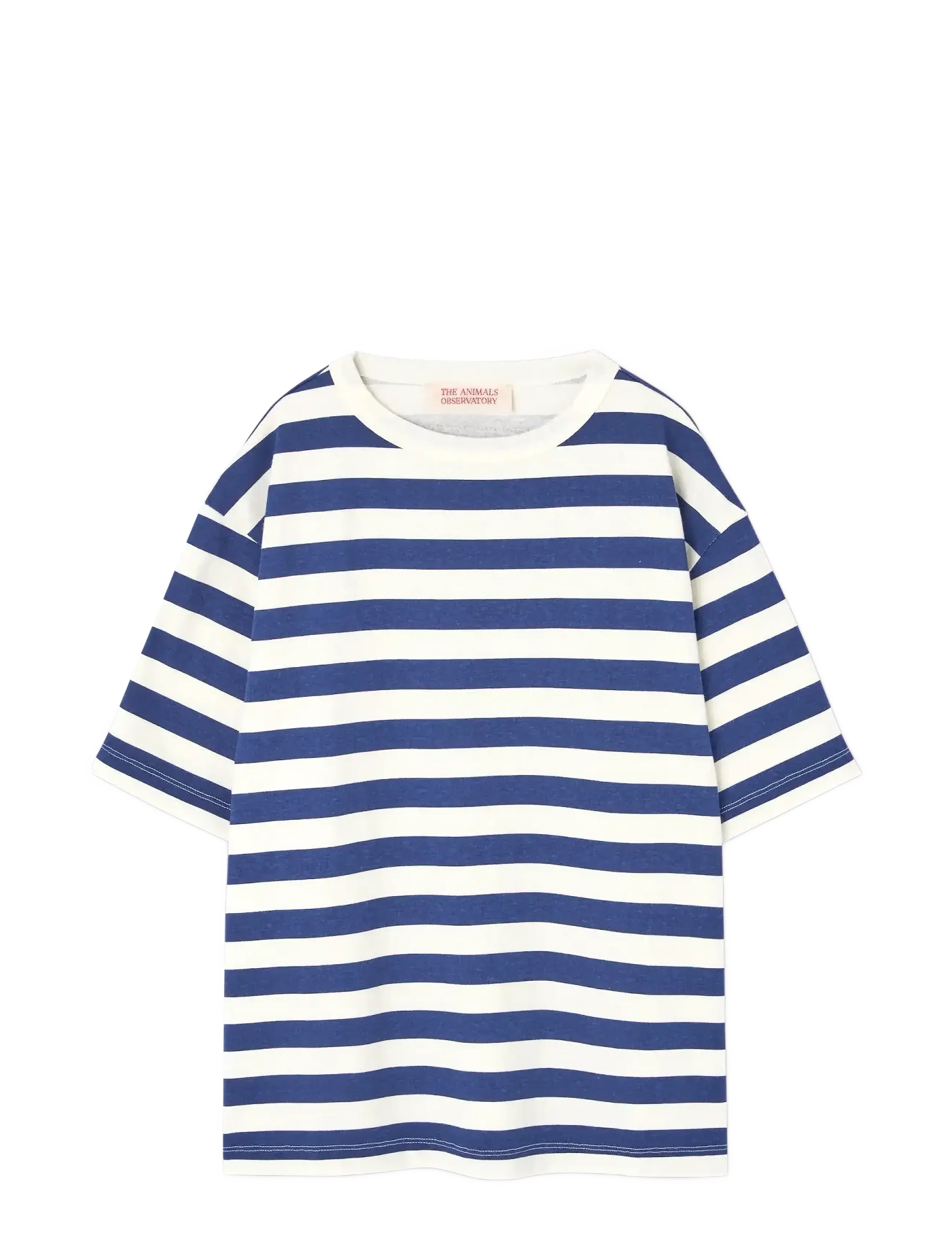 THE ANIMALS OBSERVATORY - Stripes Navy Collie T-Shirt - lühikeste varrukatega t-särgid - navy - 0