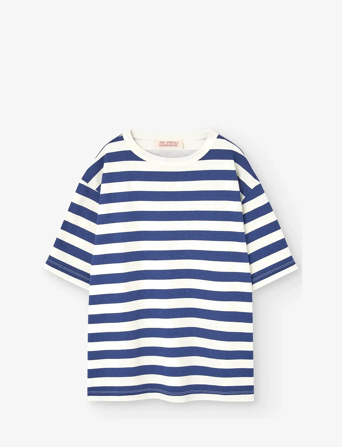 THE ANIMALS OBSERVATORY - Stripes Navy Collie T-Shirt - kurzärmelige - navy - 0