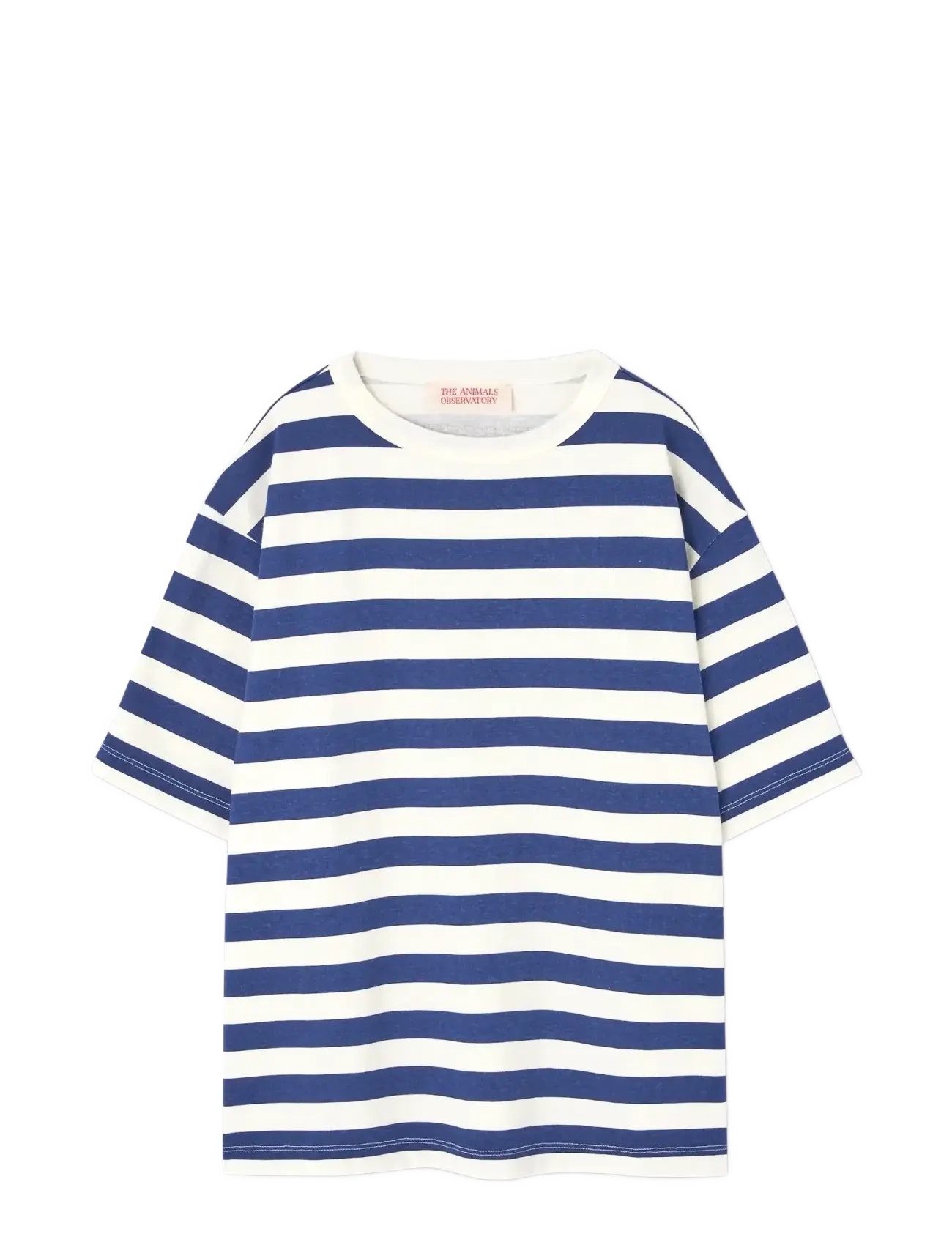 THE ANIMALS OBSERVATORY Stripes Navy Collie T-Shirt, 6 Y, T-shirts, Marineblau - Short-sleeved, Kinder