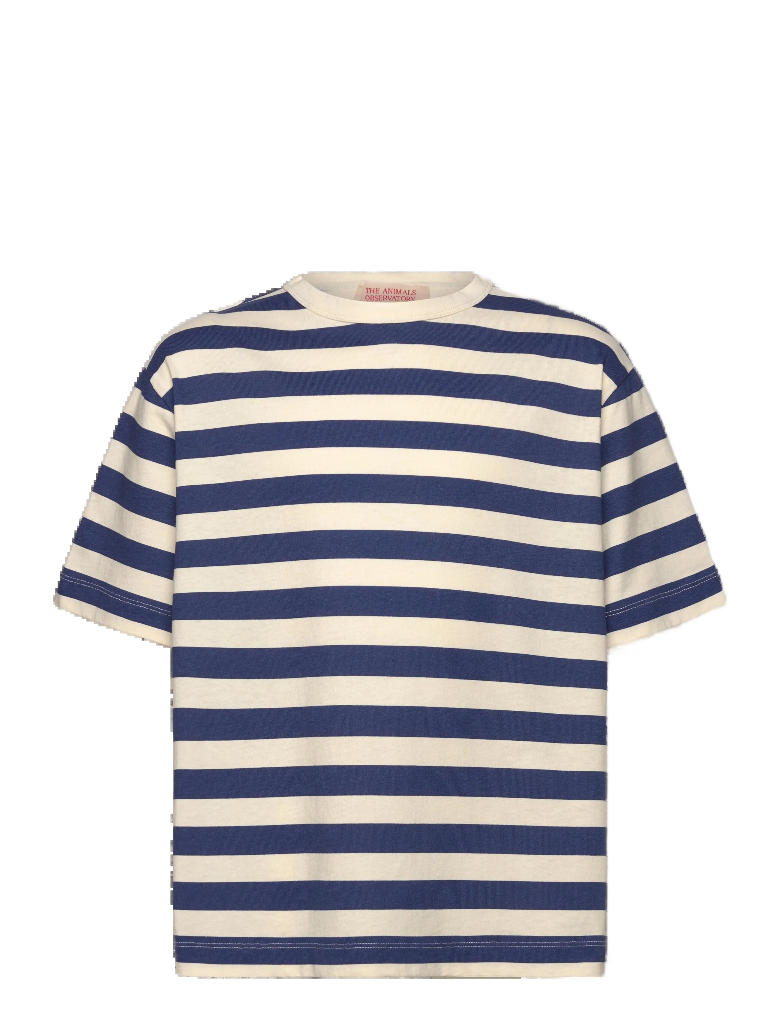 THE ANIMALS OBSERVATORY Stripes Navy Collie T-Shirt Navy - 8 Y - Kinder