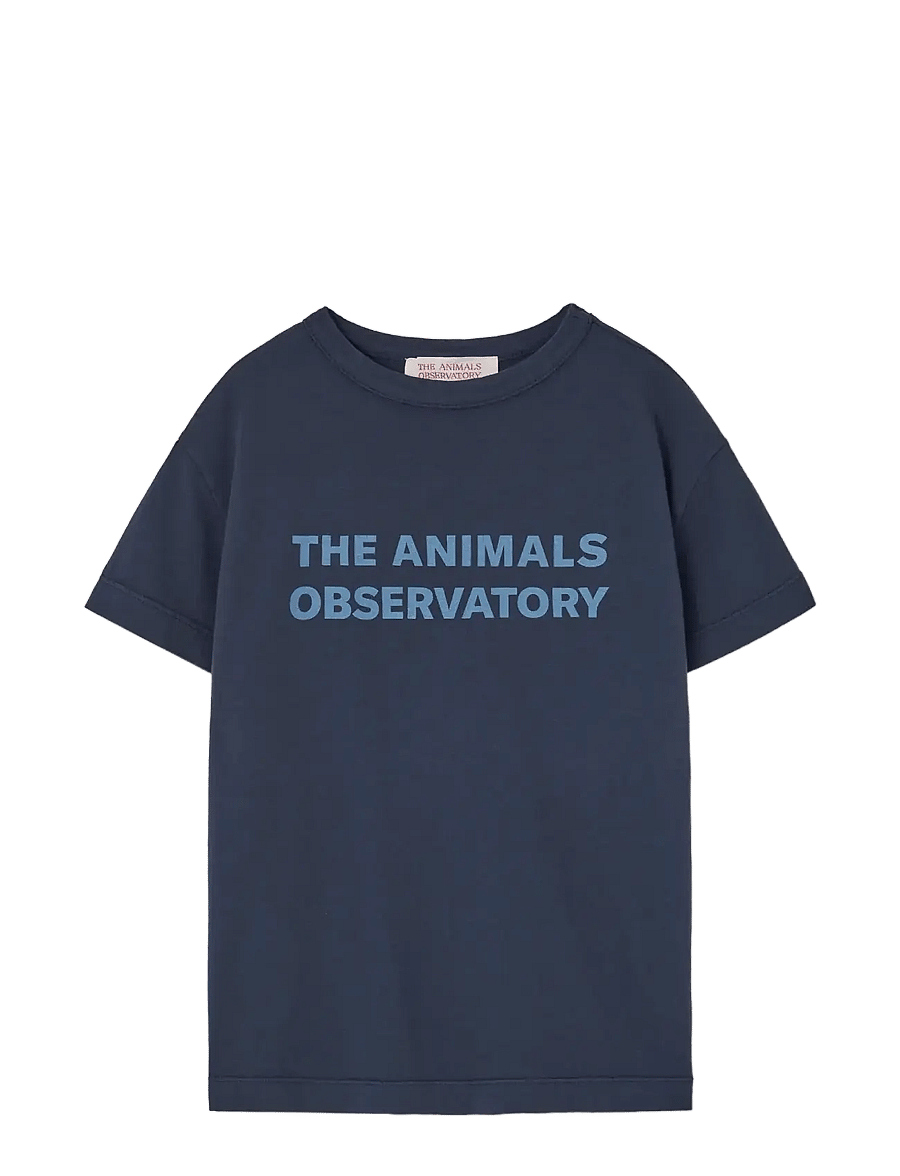 THE ANIMALS OBSERVATORY - Navy Orion T-Shirt - kortärmade t-shirts - navy - 0