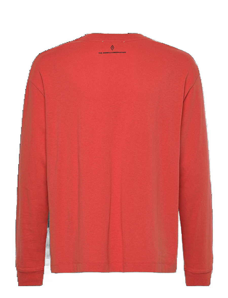 THE ANIMALS OBSERVATORY - Flowers Red DoF LonF Sleeve T-Shirt - langärmelig - fig red - 1
