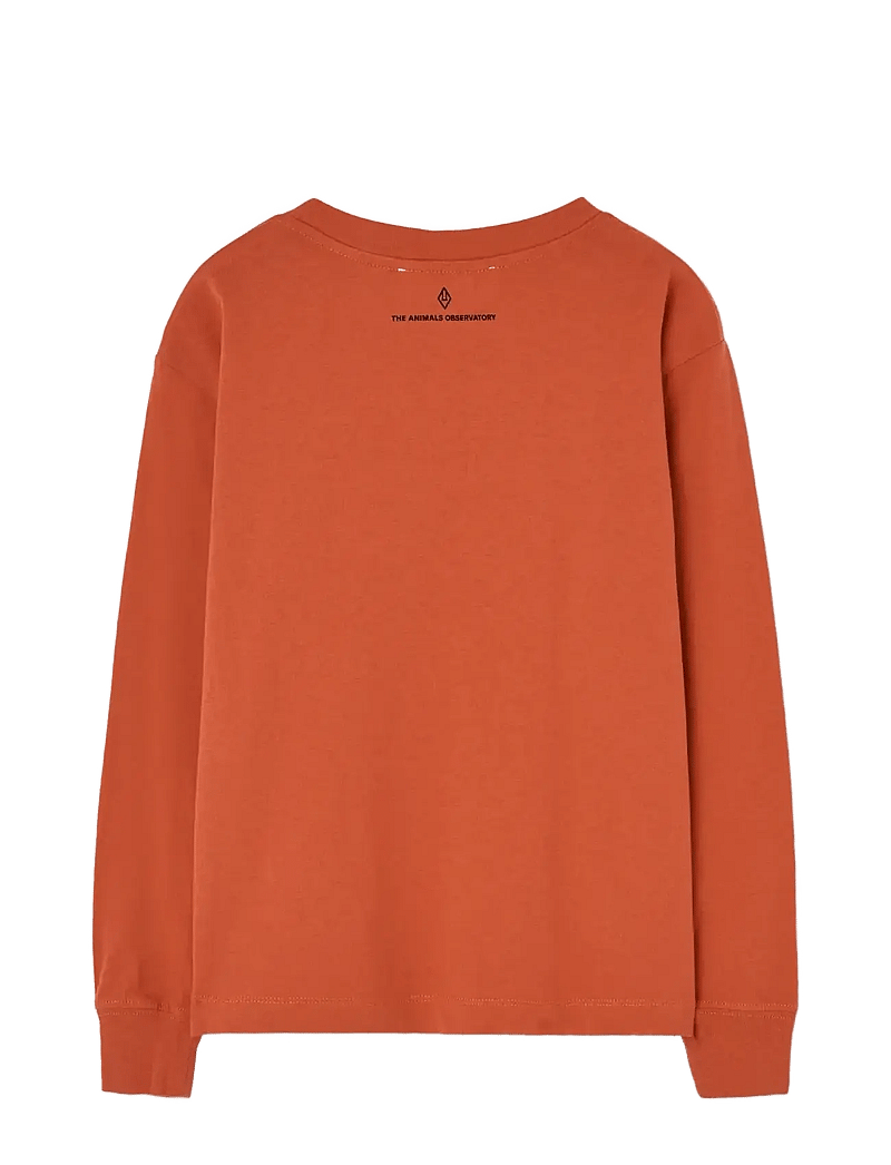 THE ANIMALS OBSERVATORY - Flowers Red DoF LonF Sleeve T-Shirt - langærmede t-shirts - fig red - 1