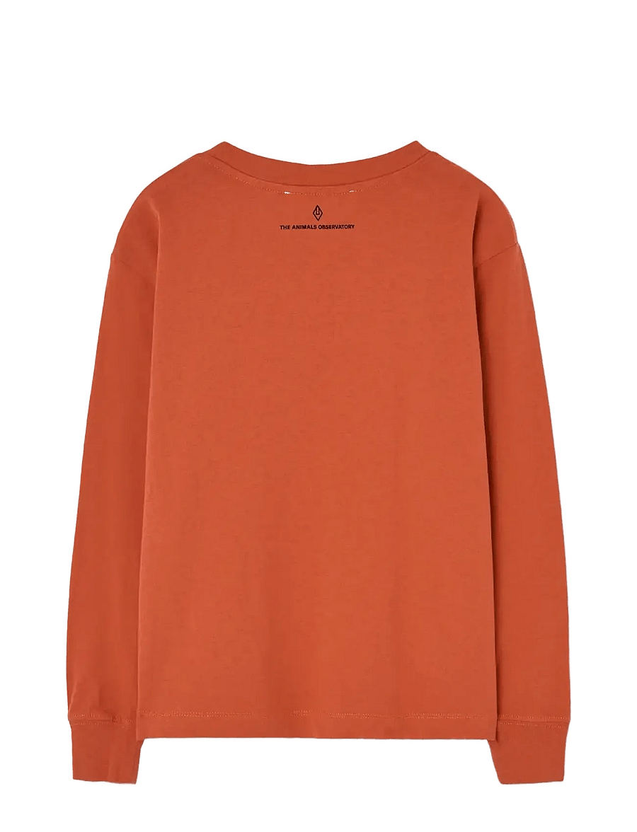 THE ANIMALS OBSERVATORY - Flowers Red DoF LonF Sleeve T-Shirt - t-shirts à manches longues - fig red - 1