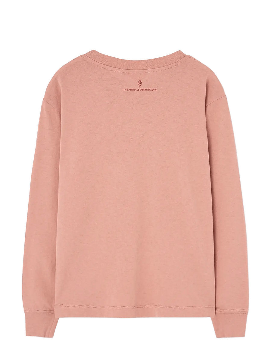 THE ANIMALS OBSERVATORY - Hearts Coral DoF LonF Sleeve T-Shirt - langermede t-skjorter - dusty coral - 1