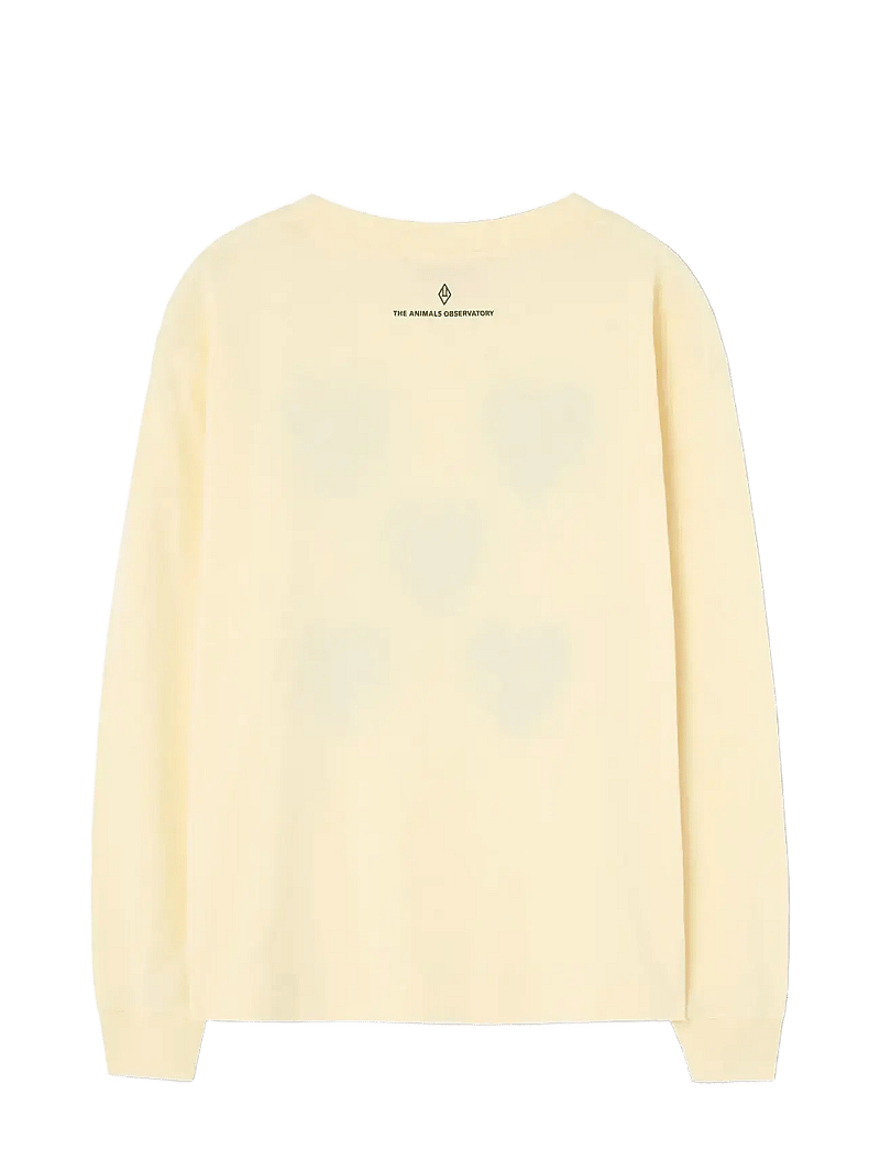 THE ANIMALS OBSERVATORY - Hearts Yellow DoF LonF Sleeve T-Shirt - langärmelig - flan yellow - 1