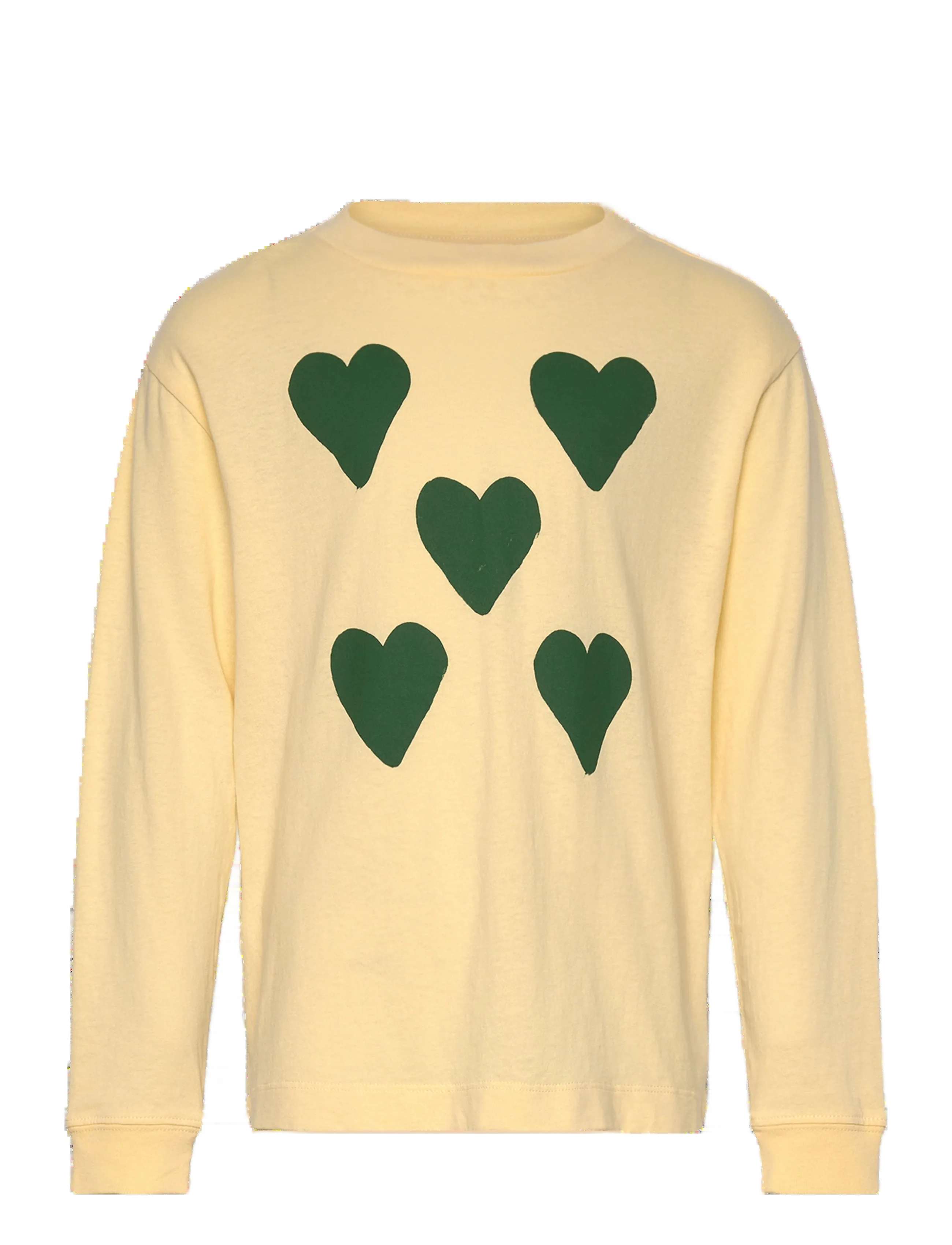 THE ANIMALS OBSERVATORY Hearts Yellow Dof Lonf Sleeve T-Shirt, 8 Y, T-shirts, Gelb - Long-sleeved Kinder