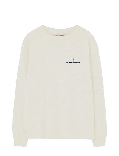 Raw White Aries Lonf Sleeve T-Shirt - LangæRmede T-Shirts