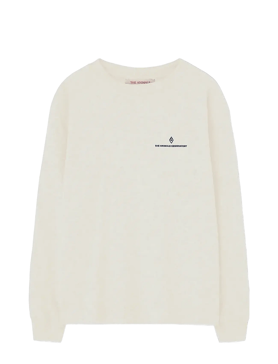 THE ANIMALS OBSERVATORY - Raw White Aries LonF Sleeve T-Shirt - langærmede t-shirts - raw white - 0