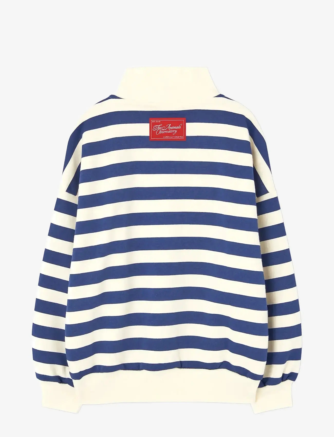 THE ANIMALS OBSERVATORY - Stripes Navy Blowfly Sweatshirt - sweatshirts - navy - 1