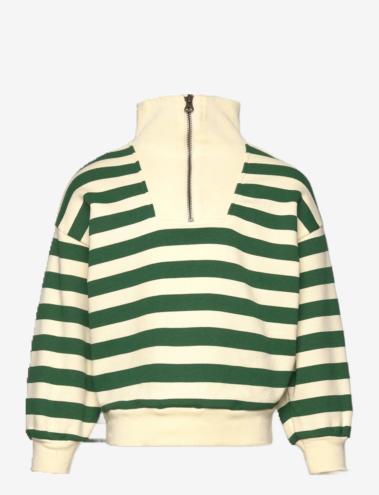 THE ANIMALS OBSERVATORY - Stripes Freen Blowfly Sweatshirt - peysur - green - 0