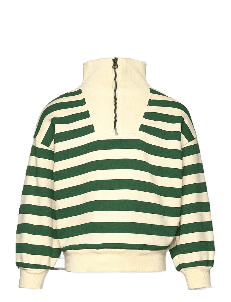 THE ANIMALS OBSERVATORY - Stripes Freen Blowfly Sweatshirt - sweatshirts - green - 0