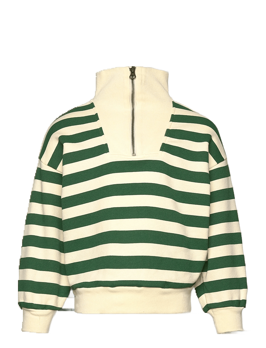 THE ANIMALS OBSERVATORY - Stripes Freen Blowfly Sweatshirt - sweatshirts - green - 0