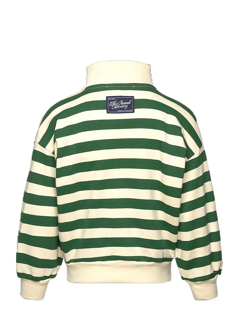THE ANIMALS OBSERVATORY - Stripes Freen Blowfly Sweatshirt - sweatshirts - green - 1