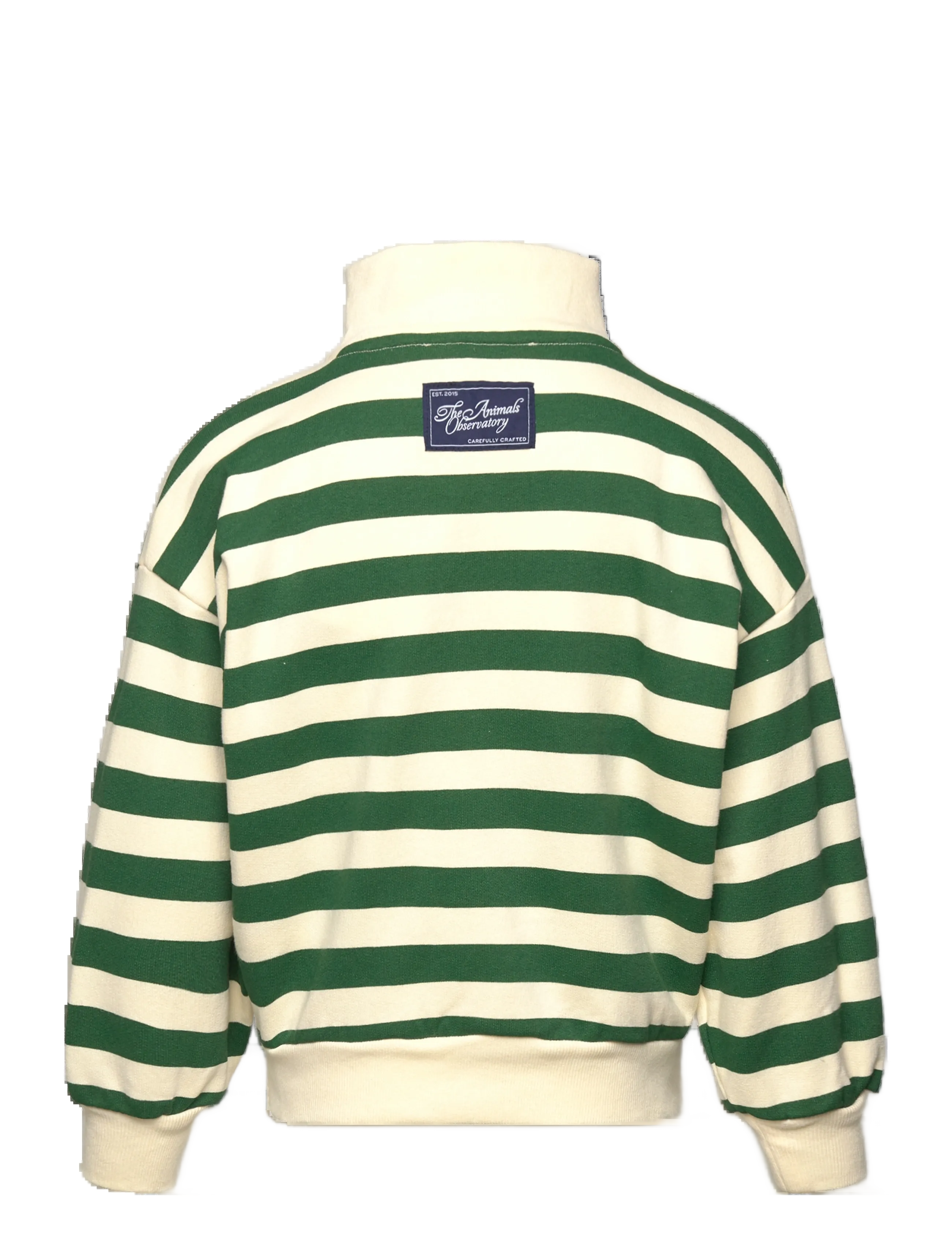 THE ANIMALS OBSERVATORY - Stripes Freen Blowfly Sweatshirt - sweat-shirt - green - 1