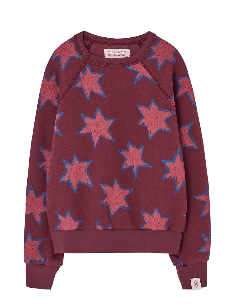THE ANIMALS OBSERVATORY - Stars Shark Sweatshirt - sweatshirts - browned farnet - 0