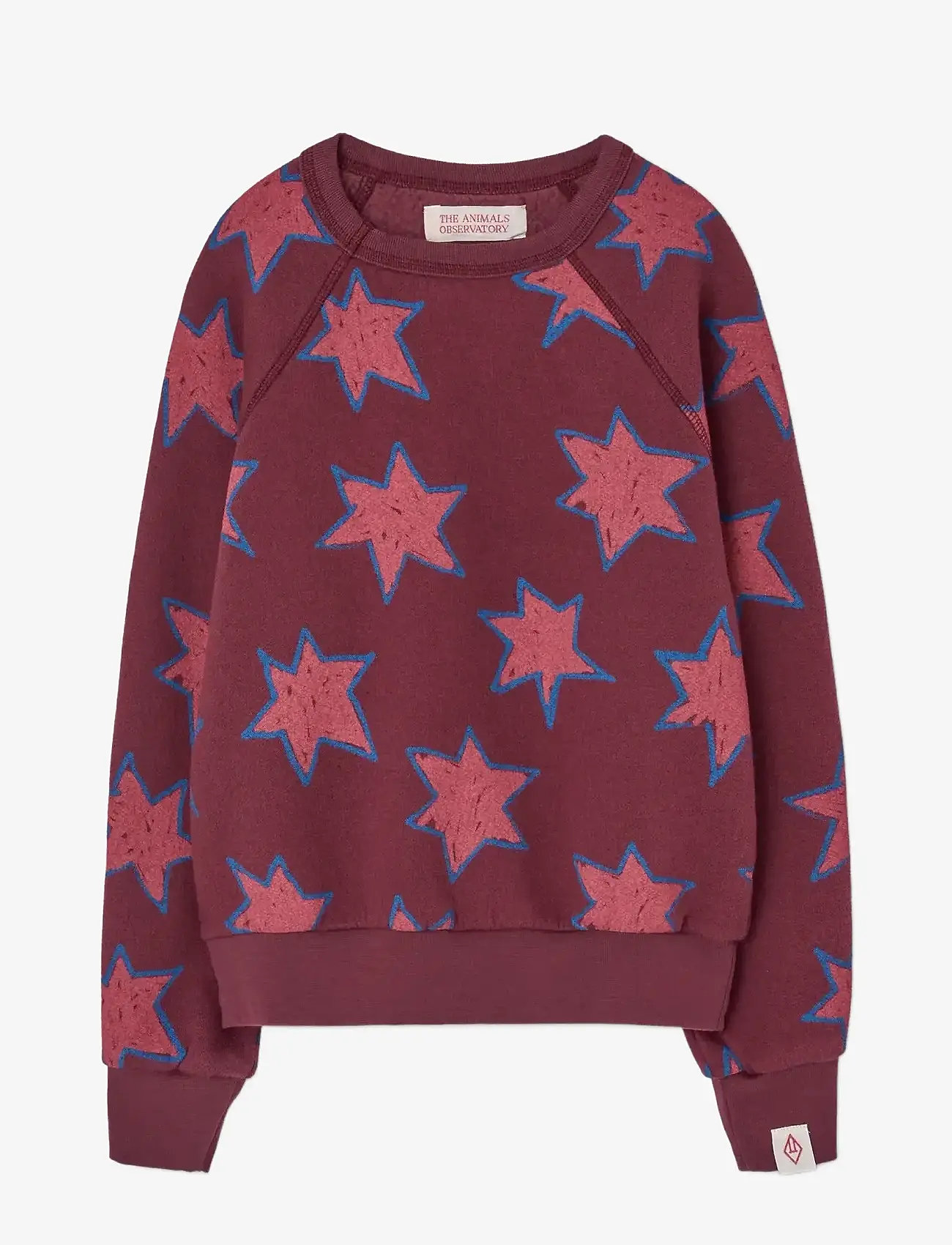 THE ANIMALS OBSERVATORY - Stars Shark Sweatshirt - sporta džemperi - browned farnet - 0