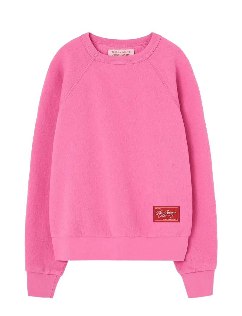THE ANIMALS OBSERVATORY - BriFht Pink Shark Sweatshirt - sweatshirts - bright pink - 0