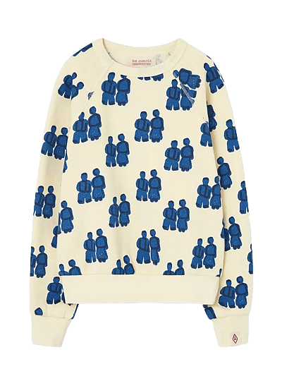 Flan Yellow Shark Sweatshirt - Sweatshirts