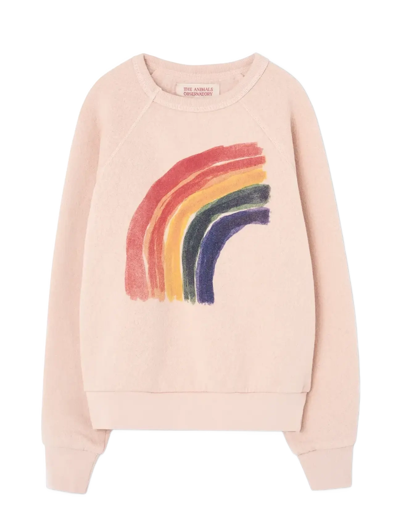 THE ANIMALS OBSERVATORY Rainbow Shark Sweatshirt, 10 Y, Sweatshirts & Hoodies, Rosa - Sweatshirts, Kinder