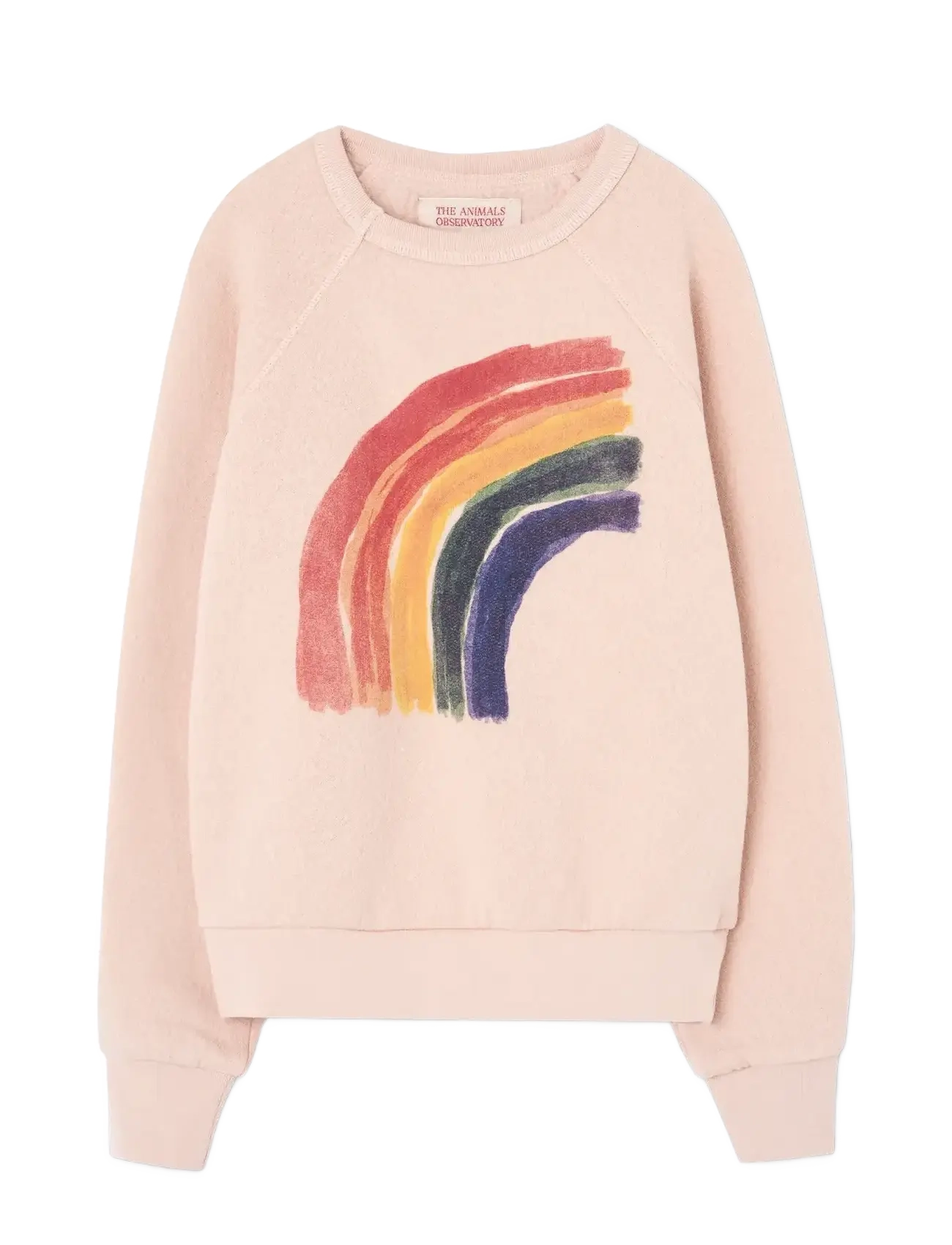 THE ANIMALS OBSERVATORY Regenbogen Shark Sweatshirt Pink - 4 Y - Kinder