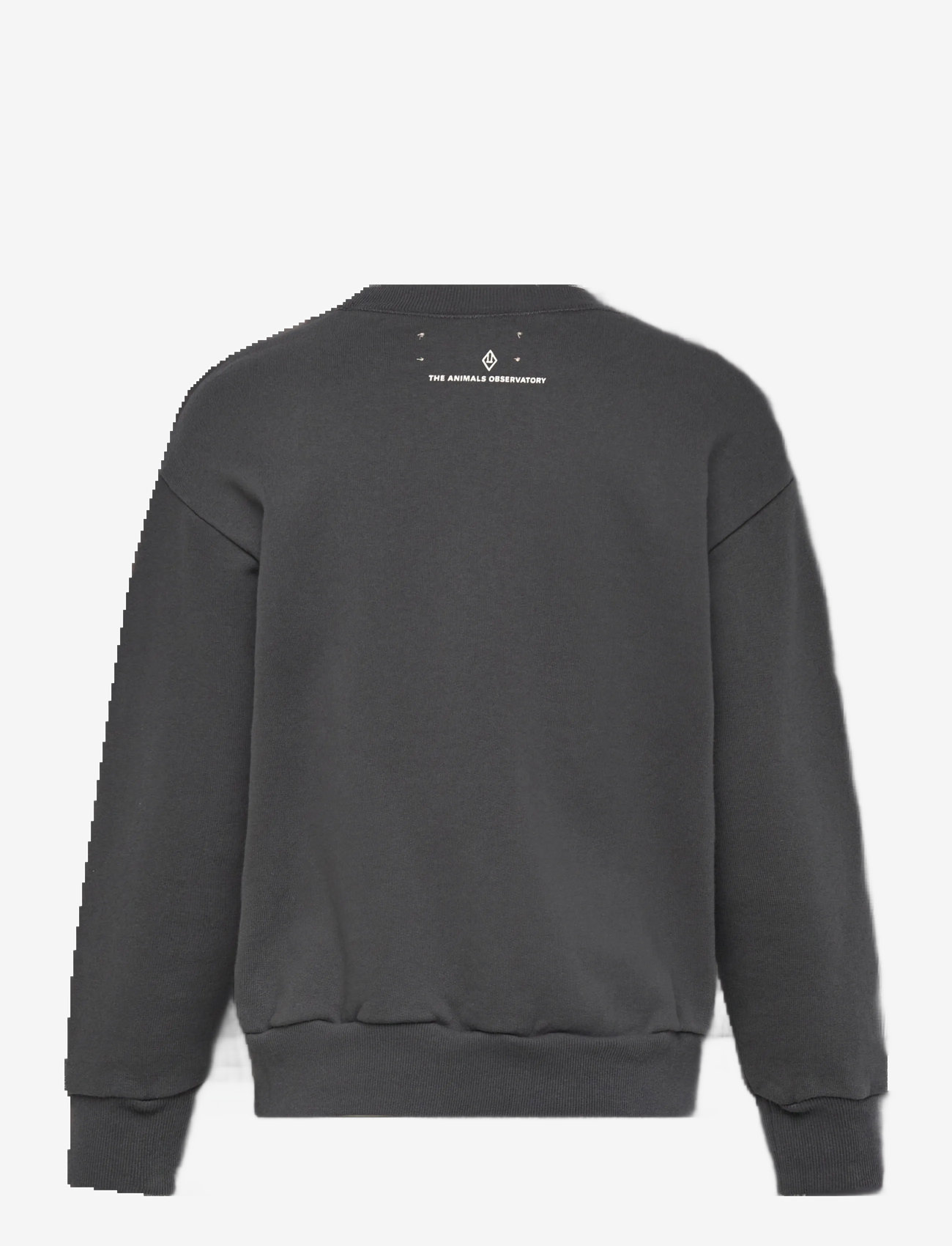 THE ANIMALS OBSERVATORY - Flowers Dark Frey Bear Sweatshirt - sweatshirts - dark grey - 1