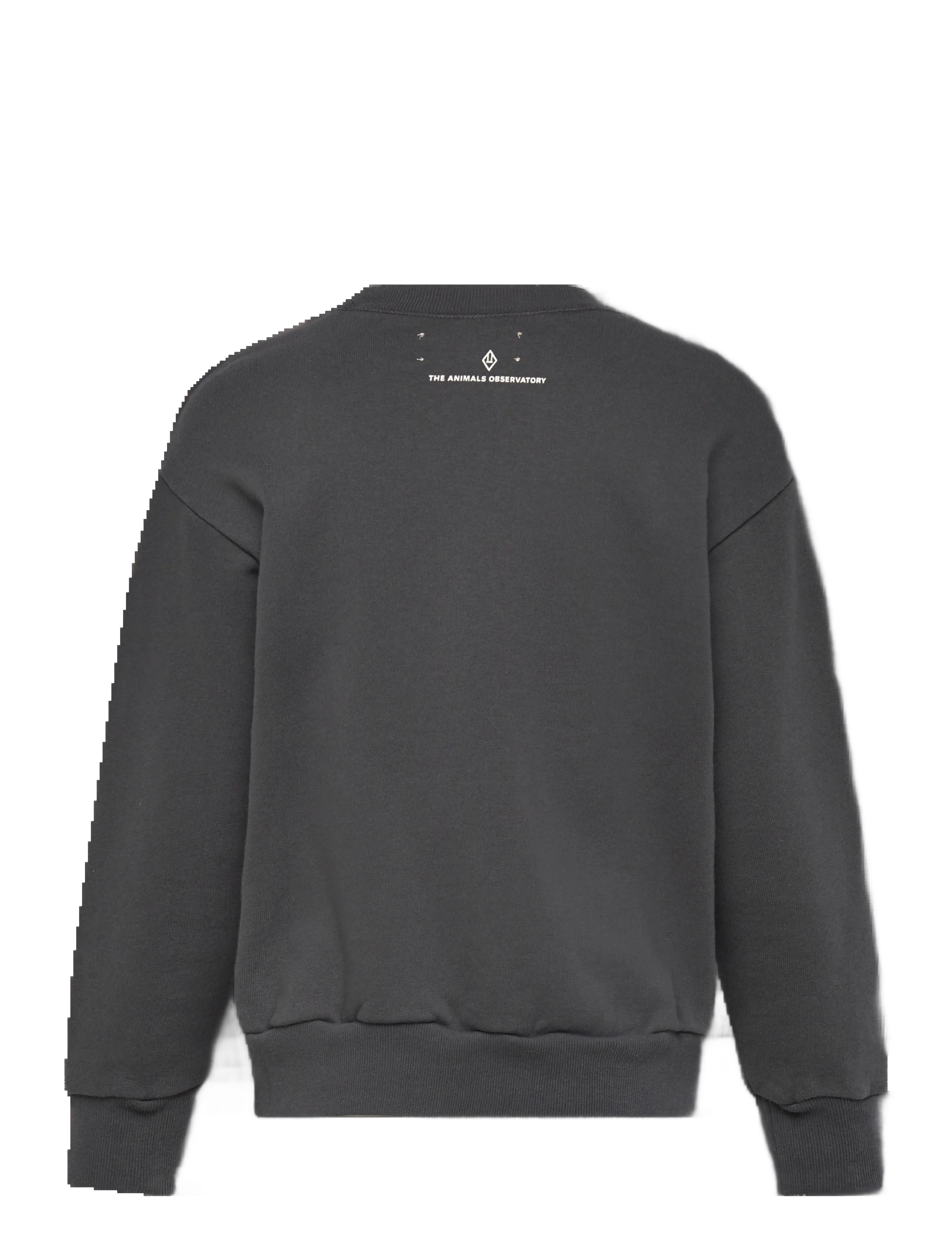 THE ANIMALS OBSERVATORY - Flowers Dark Frey Bear Sweatshirt - sweatshirts - dark grey - 1