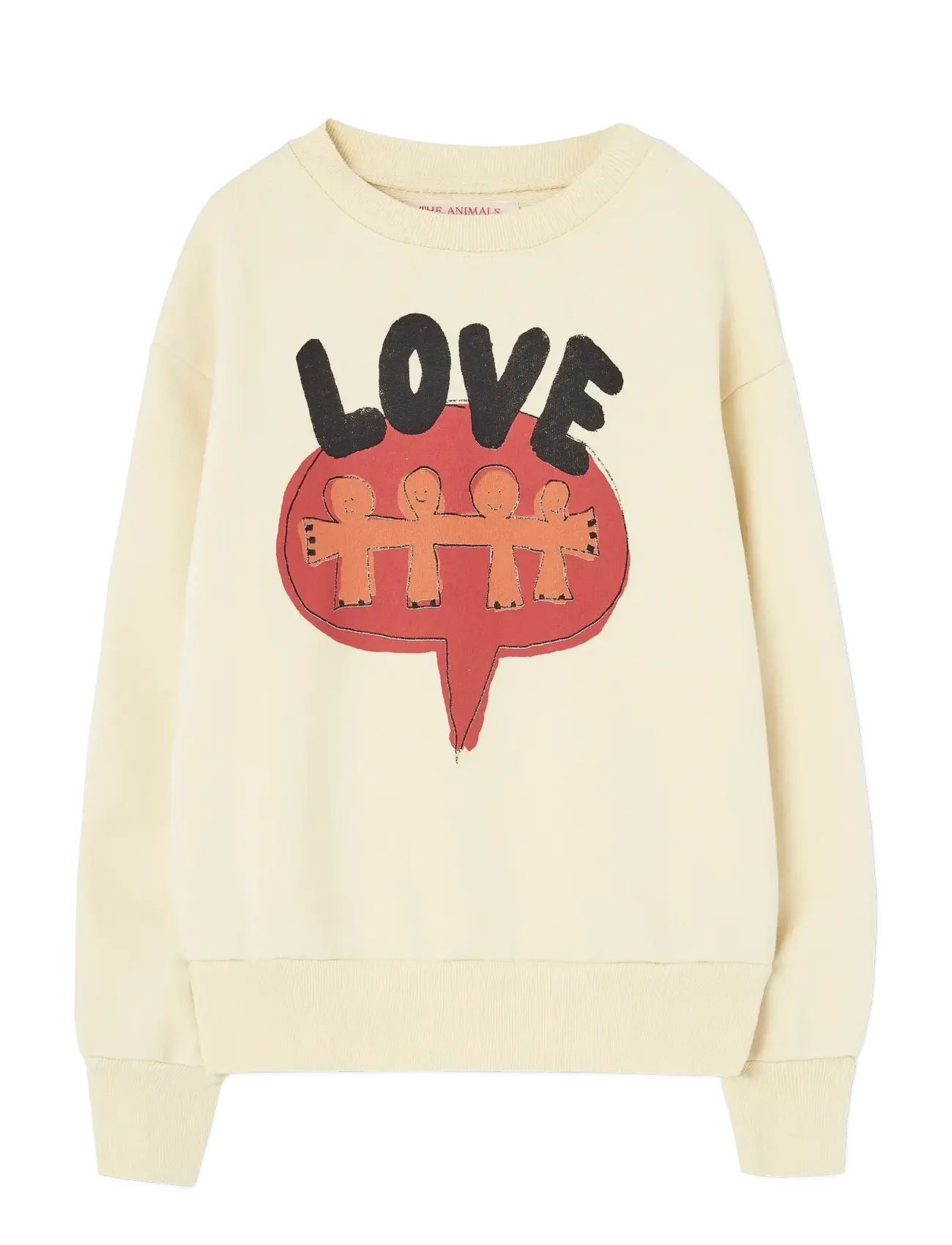 THE ANIMALS OBSERVATORY Love Flan Yellow Bear Sweatshirt - Sweatshirts & Kapuzenpullover - FLAN YELLOW / yellow