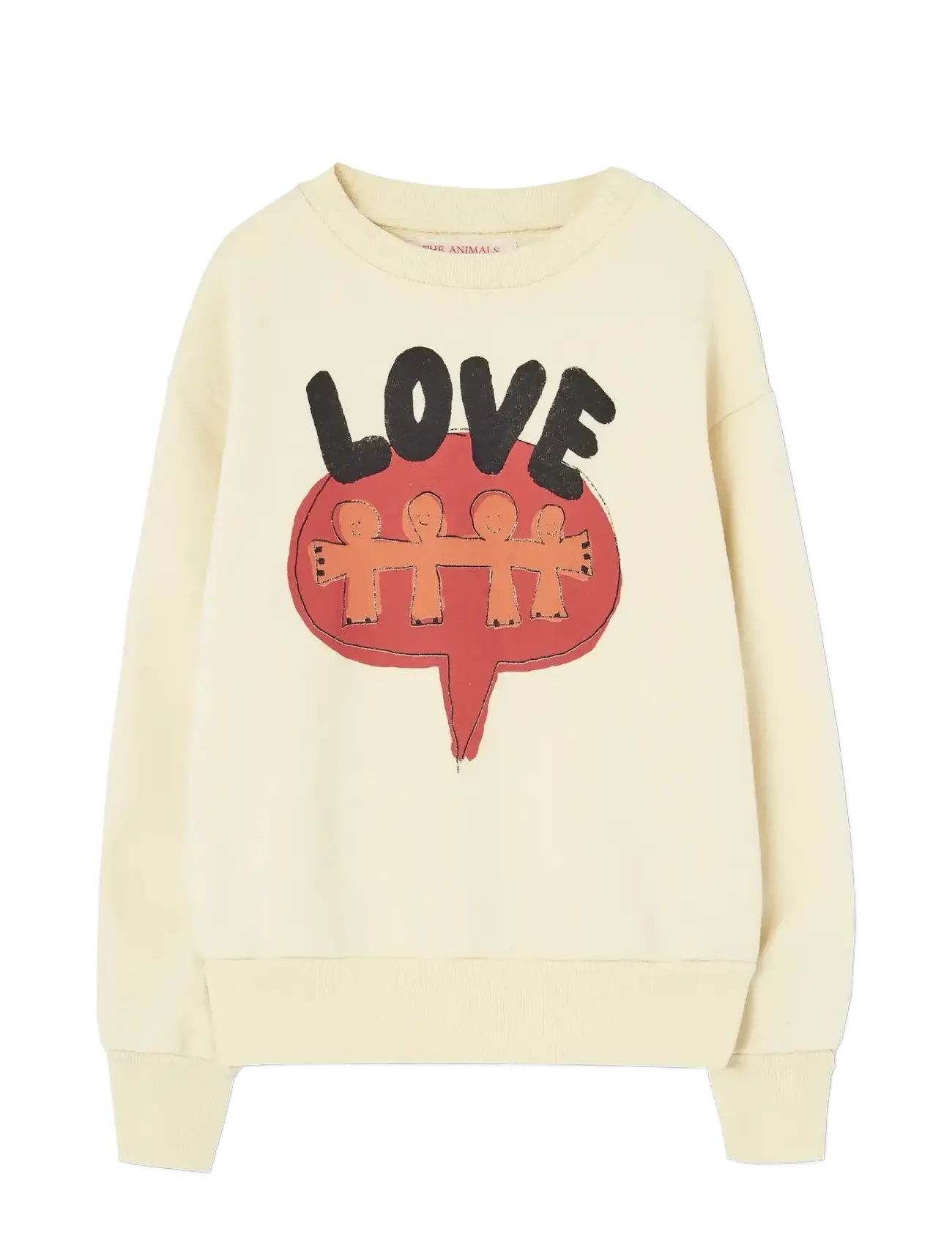 THE ANIMALS OBSERVATORY - Love Flan Yellow Bear Sweatshirt - sweat-shirt - flan yellow - 0