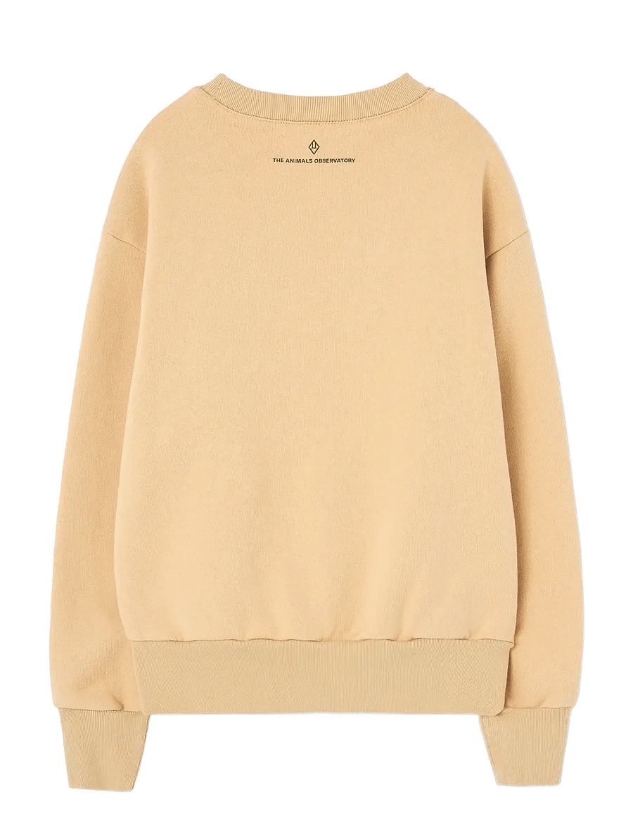 THE ANIMALS OBSERVATORY - Hearts Soft Brown Bear Sweatshirt - sweatshirts - soft brown - 1