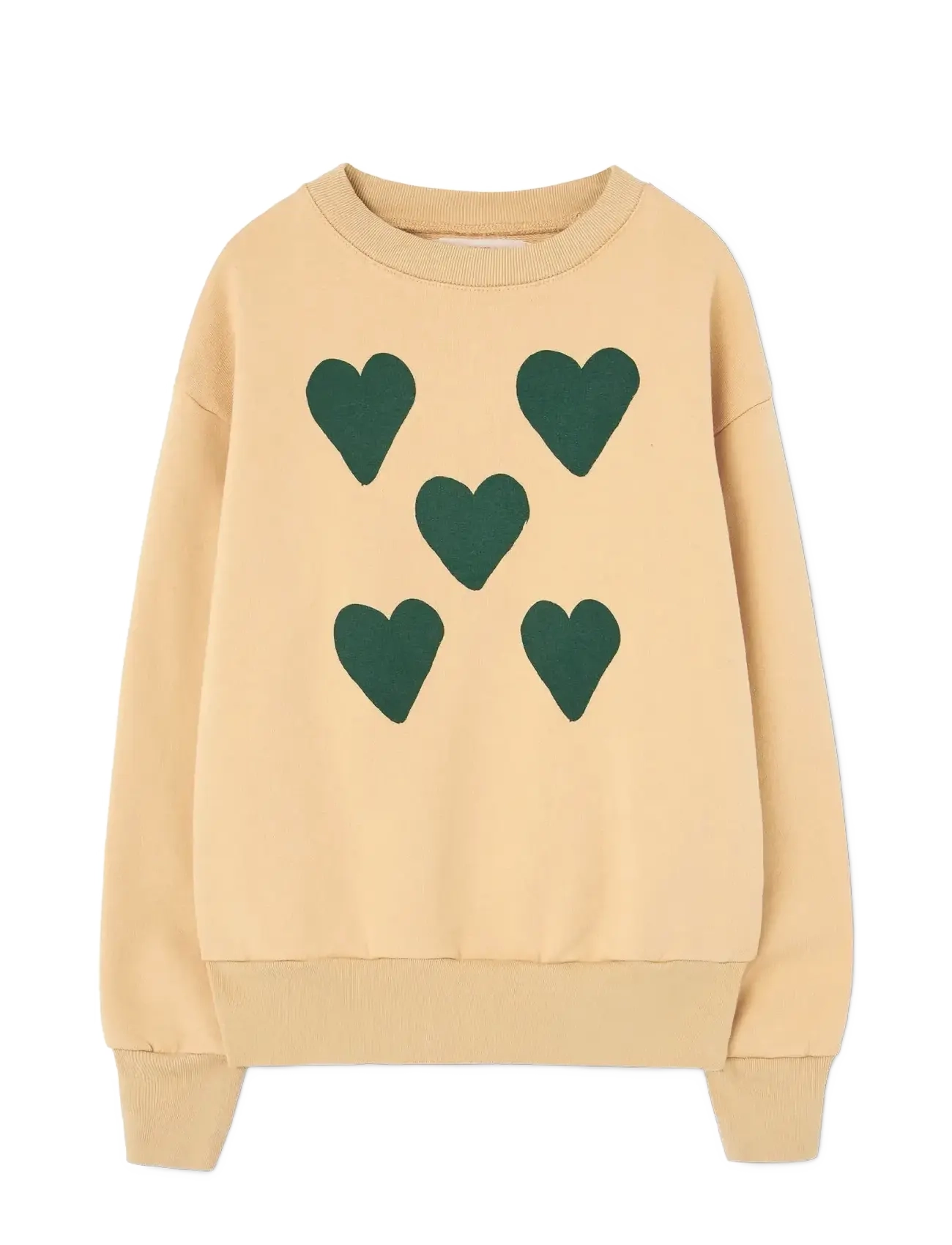 Hearts Soft Brown Bear Sweatshirt - SOFT BROWN