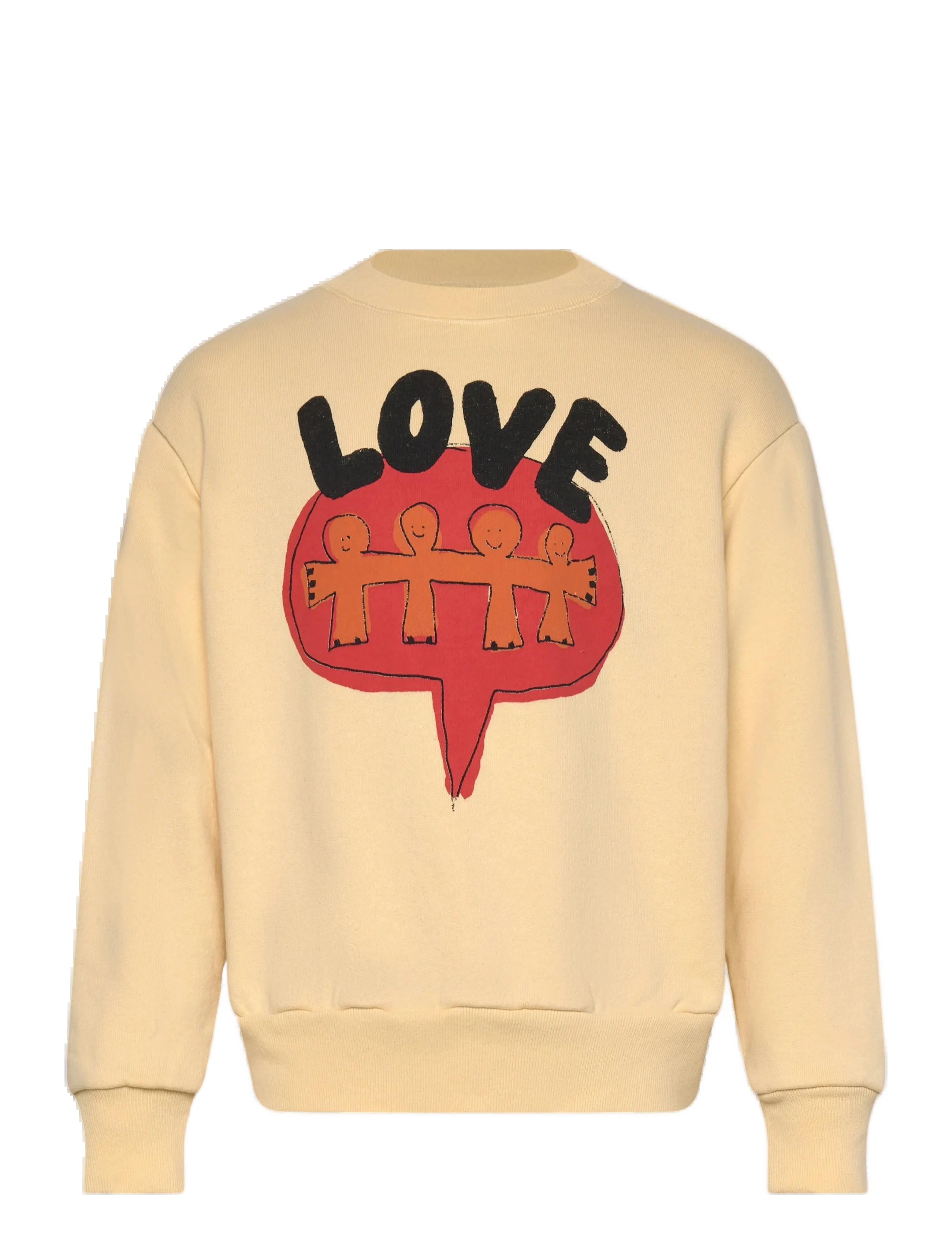 THE ANIMALS OBSERVATORY Hearts Soft Brown Bear Sweatshirt - Animal Observatory - SOFT BROWN / cream