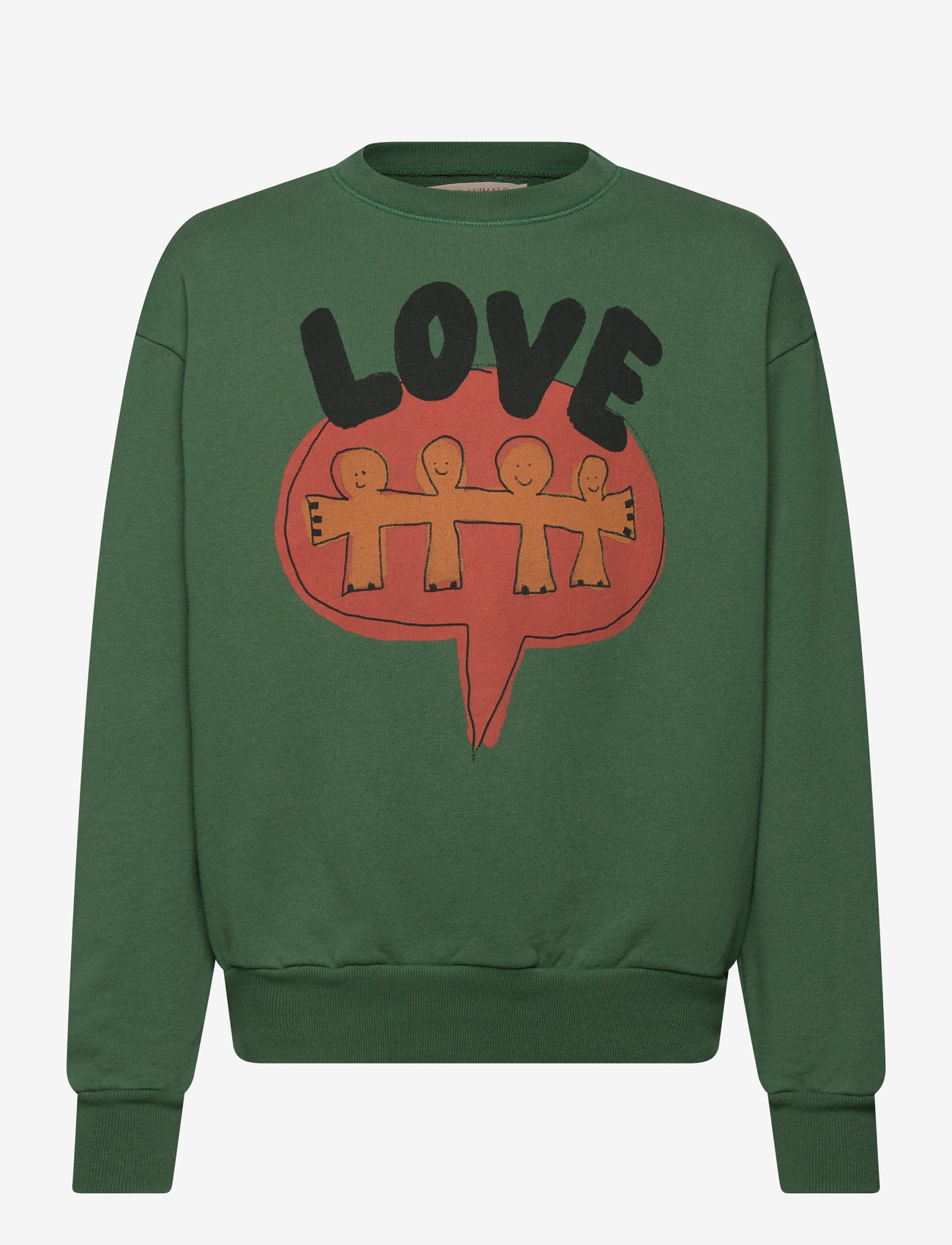 THE ANIMALS OBSERVATORY - Love Freen Bear Sweatshirt - sweatshirts - green - 0