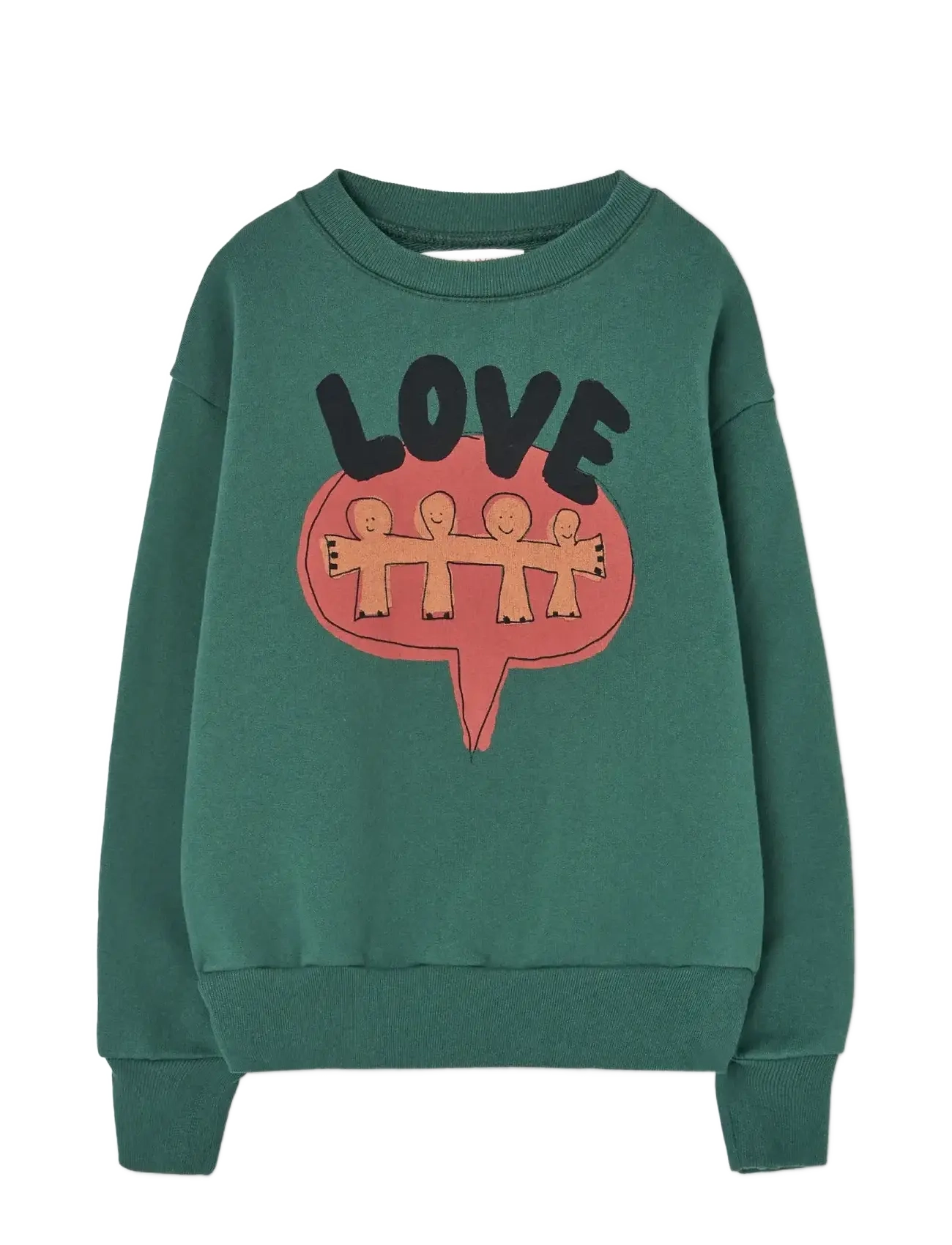 THE ANIMALS OBSERVATORY Love Freen Bear Sweatshirt - Club Days - GREEN / green