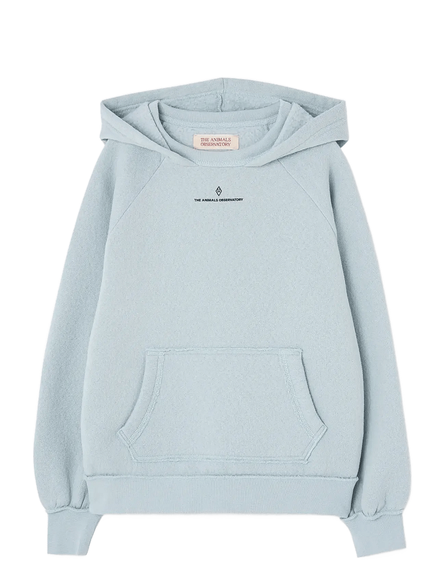 THE ANIMALS OBSERVATORY - Flowers Blue Beaver Hoodie - kapuutsiga pusad - blue - 0