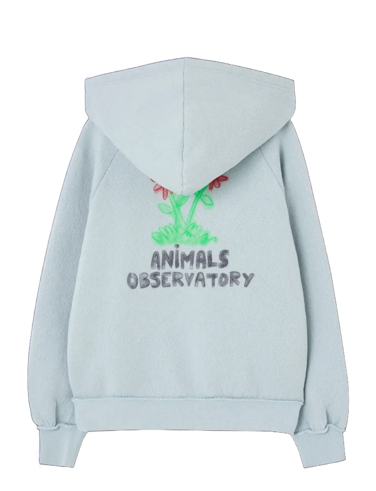 THE ANIMALS OBSERVATORY - Flowers Blue Beaver Hoodie - hættetrøjer - blue - 1