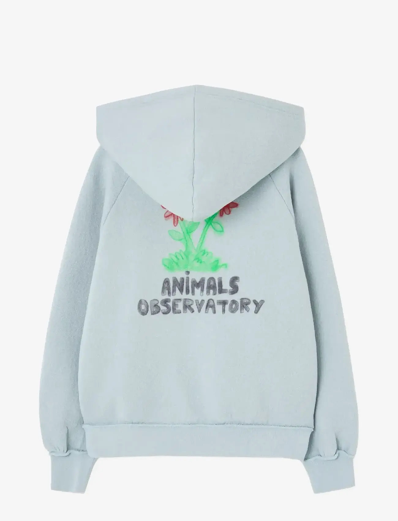 THE ANIMALS OBSERVATORY - Flowers Blue Beaver Hoodie - hættetrøjer - blue - 1