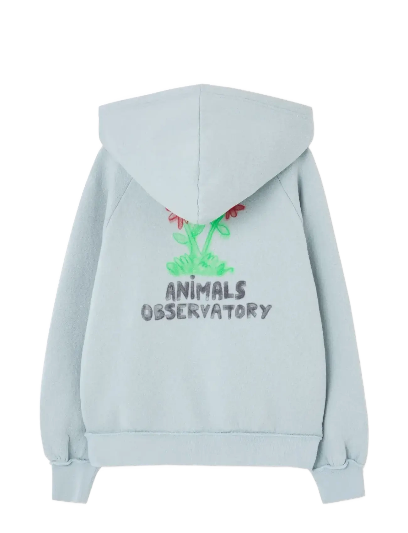 THE ANIMALS OBSERVATORY - Flowers Blue Beaver Hoodie - hoodies - blue - 1