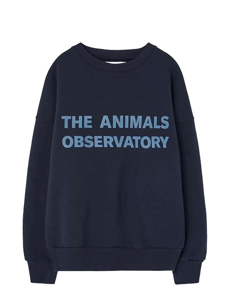 THE ANIMALS OBSERVATORY - Navy Leo Sweatshirt - sweatshirts - navy - 0