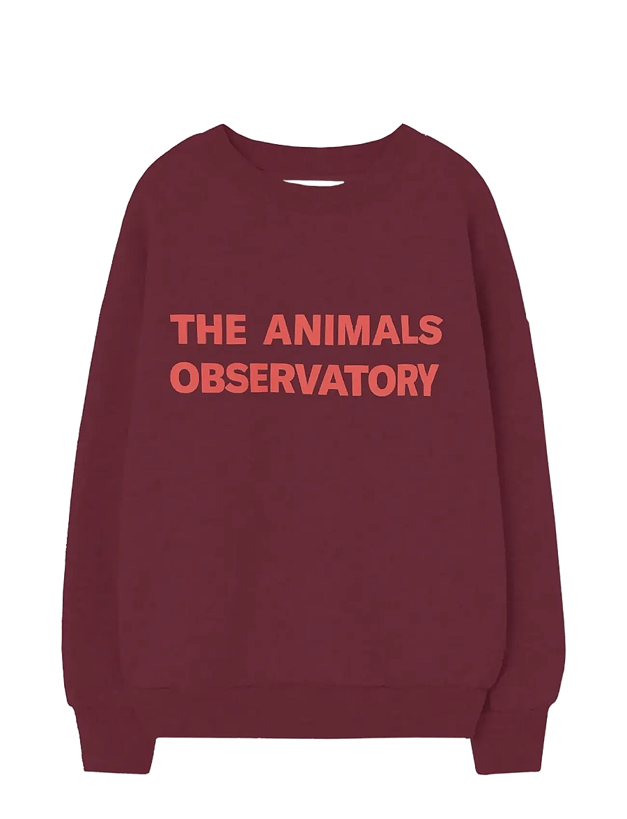 THE ANIMALS OBSERVATORY - Browned Farnet Leo Sweatshirt - sweatshirts - browned farnet - 0