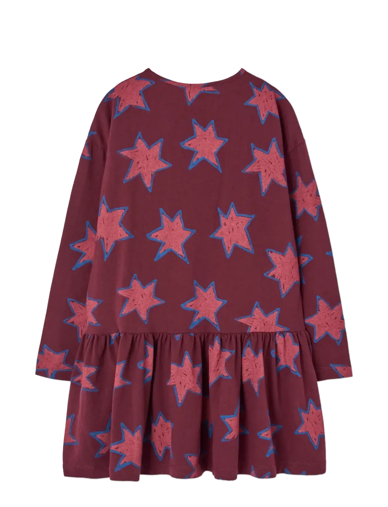 THE ANIMALS OBSERVATORY - Stars Macaw Dress - långärmade vardagsklänningar - browned farnet - 1