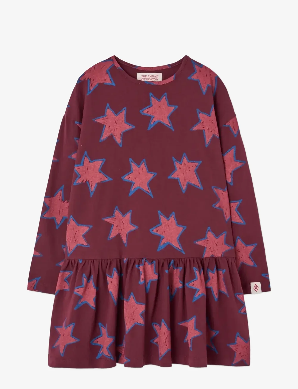 THE ANIMALS OBSERVATORY - Stars Macaw Dress - langärmelige freizeitkleider - browned farnet - 0