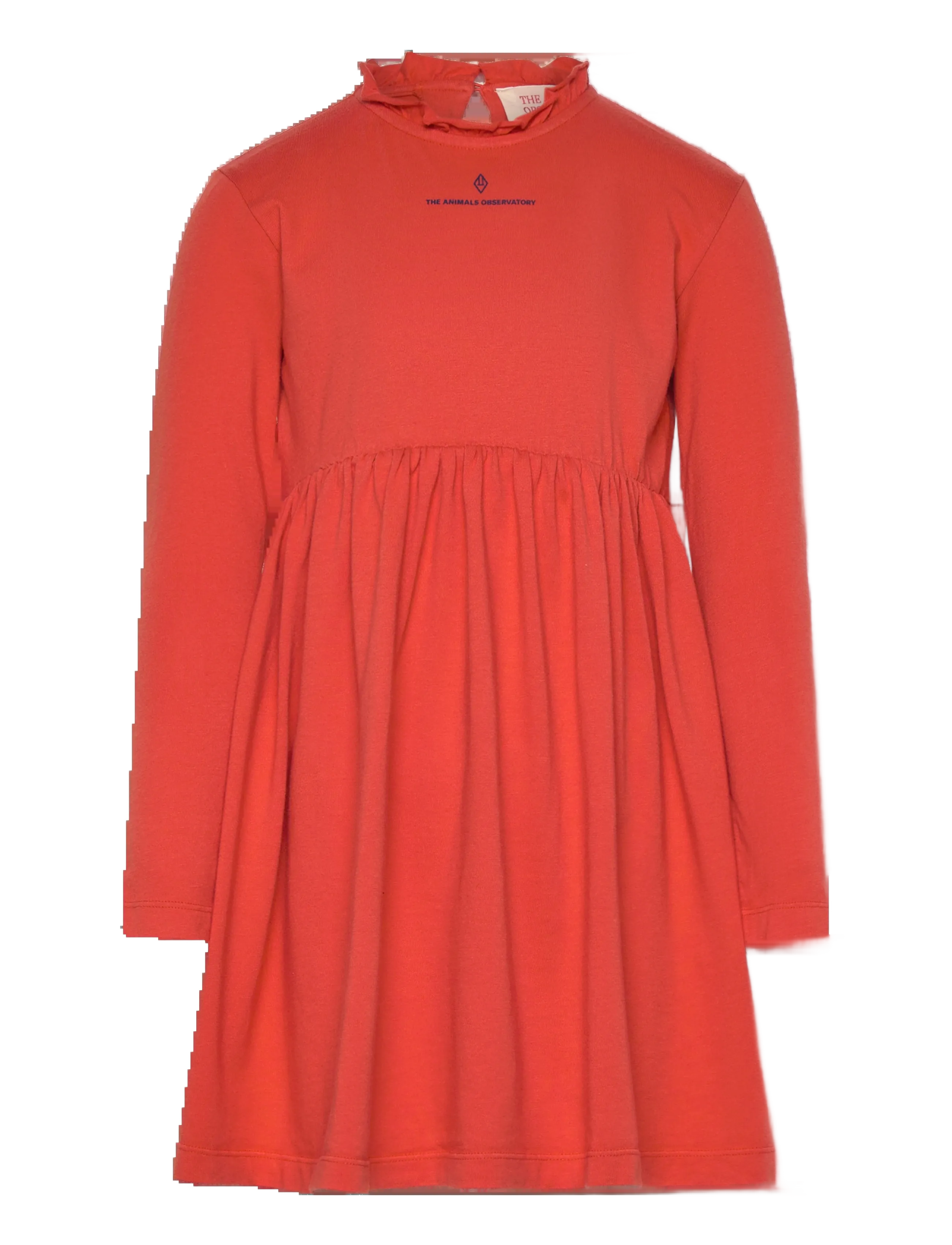 THE ANIMALS OBSERVATORY - FiF Red Crab Dress - langærmede hverdagskjoler - fig red - 0