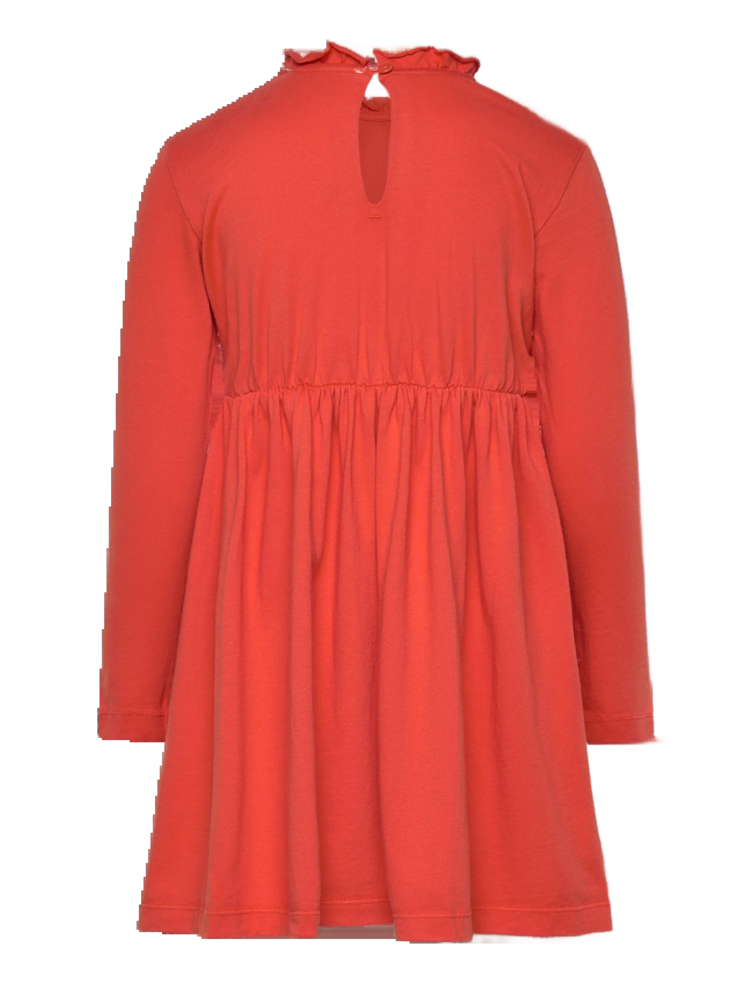 THE ANIMALS OBSERVATORY - FiF Red Crab Dress - langærmede hverdagskjoler - fig red - 1